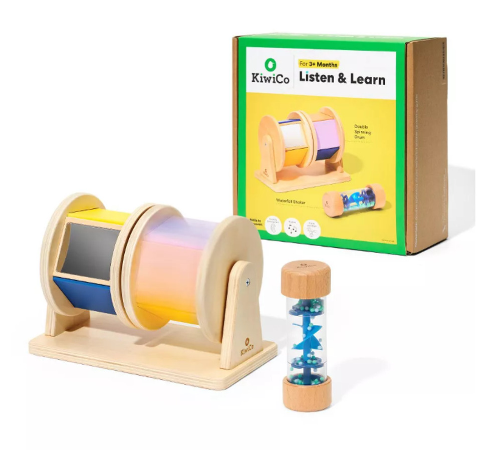 KiwiCo Activity Play Center 3m+ - Listen & Learn 2pc NWT